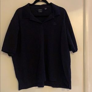 Izod Silk Wash Navy Polo Shirt Size XXL
